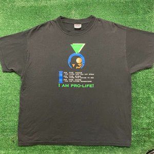 Vintage Y2K Pro Life Abortion Conservative Political Tee